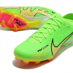 Nike Air Zoom Mercurial Vapor XV MDS Elite FG Peach Green Black Football Boots 