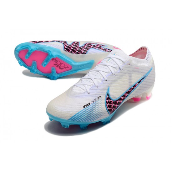 Nike Air Zoom Mercurial Vapor XV MDS Elite FG Pink White Blue Football Boots