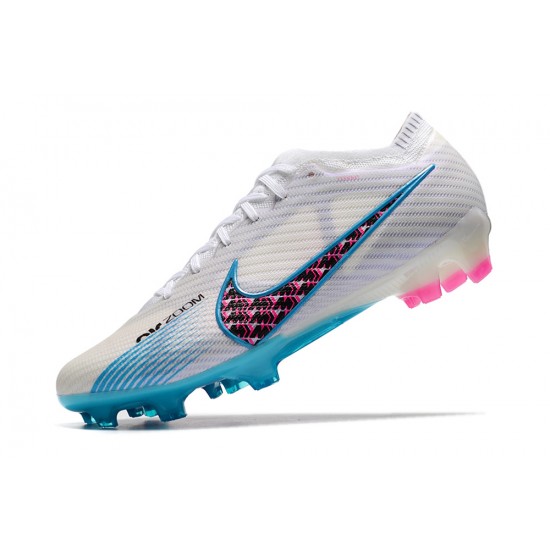 Nike Air Zoom Mercurial Vapor XV MDS Elite FG Pink White Blue Football Boots