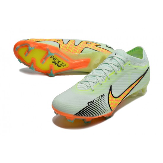 Nike Air Zoom Mercurial Vapor XV MDS Elite FG Yellow Green Football Boots