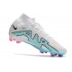 Nike Air Zoom Mercurial Vapor XV MDS Elite High FG White Blue Pink Football Boots