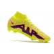 Nike Air Zoom Mercurial Vapor XV MDS Elite High FG Yellow Red Football Boots