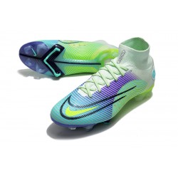 Nike Mercurial Dream Speed Superfly 8 Elite FG Green Purple Yellow Football Boots 