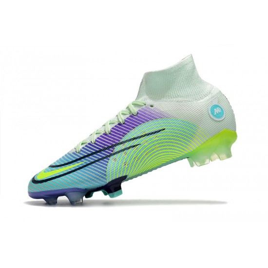 Nike Mercurial Dream Speed Superfly 8 Elite FG Green Purple Yellow Football Boots
