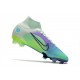 Nike Mercurial Dream Speed Superfly 8 Elite FG Green Purple Yellow Football Boots
