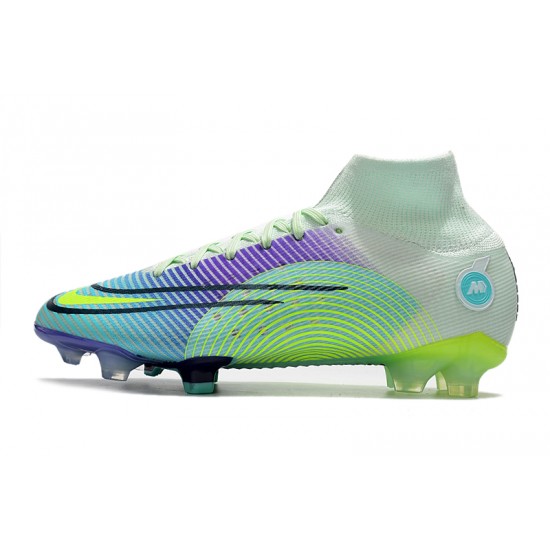 Nike Mercurial Dream Speed Superfly 8 Elite FG Green Purple Yellow Football Boots