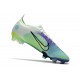 Nike Mercurial Dream Speed Vapor 14 Elite Low FG Purple Green Football Boots