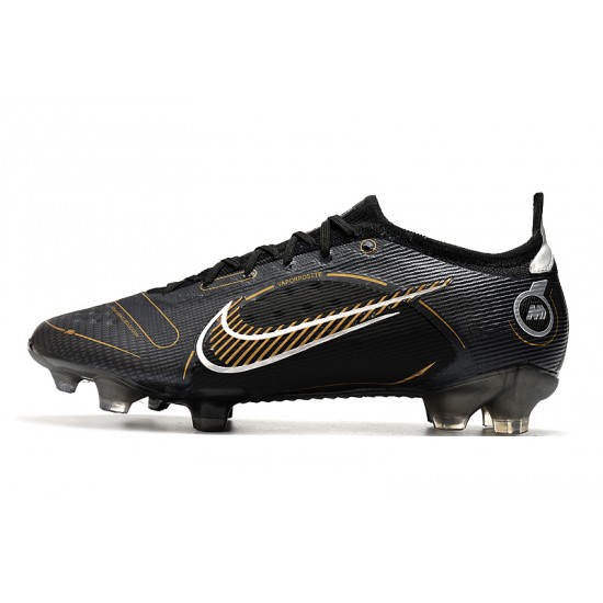 Nike Mercurial Vapor XIV Elite FG Black Gold White Football Boots