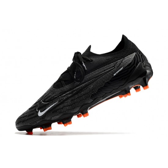 Nike Phantom GX Elite FG Black Orange Football Boots