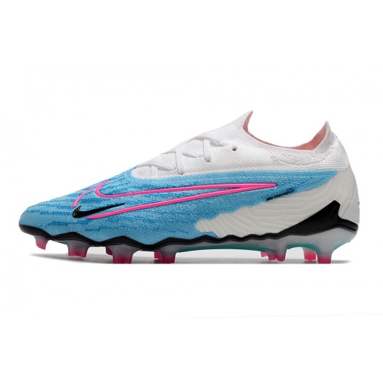 Nike Phantom GX Elite FG Blue White Pink Football Boots