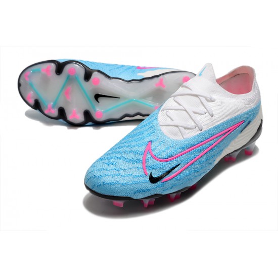 Nike Phantom GX Elite FG Blue White Pink Football Boots