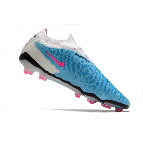 Nike Phantom GX Elite FG Blue White Pink Football Boots