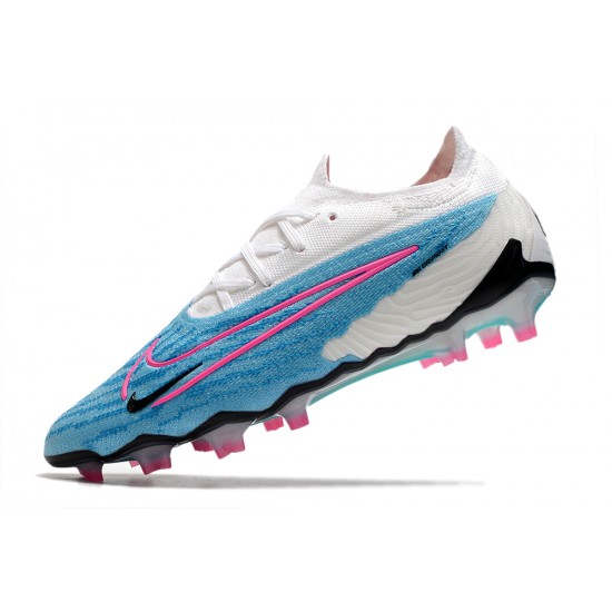 Nike Phantom GX Elite FG Blue White Pink Football Boots