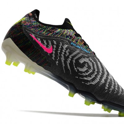 Nike Phantom GX Elite FG Football Boots Black Green Shoes 