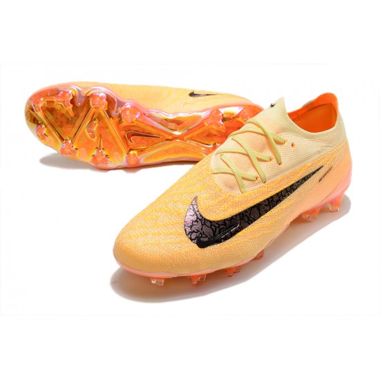 Nike Phantom GX Elite FG Yellow Black Low Football Boots