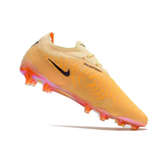 Nike Phantom GX Elite FG Yellow Black Low Football Boots