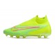 Nike Phantom GX Elite FG Yellow Green High Football Boots