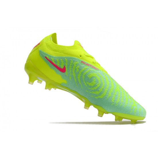 Nike Phantom GX Elite FG Yellow Green Low Football Boots