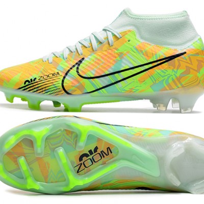 Nike Air Zoom Mercurial Superfly IX Academy FG White Green Black Football Boots 