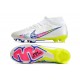 Nike Air Zoom Mercurial Superfly IX Academy High FG Beige Yellow Pink Football Boots 