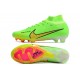 Nike Air Zoom Mercurial Superfly IX Elite FG High Green Gold Football Boots