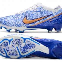 Nike Air Zoom Mercurial Vapor XV Elite FG Lucent Pack Blue Gold Football Boots 