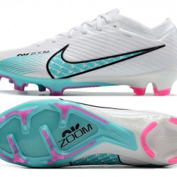 Nike Air Zoom Mercurial Vapor XV Elite FG White Blue Football Boots 