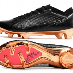 Nike Air Zoom Mercurial Vapor XV Elite Low FG Gold Black White Football Boots 
