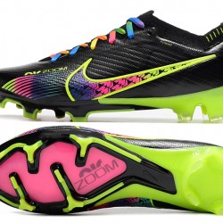 Nike Air Zoom Mercurial Vapor XV Elite Low FG Pink Black Green Football Boots 