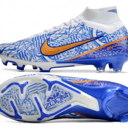 Nike Air Zoom Mercurial Vapor XV MDS Elite FG Blue Gold White Football Boots 