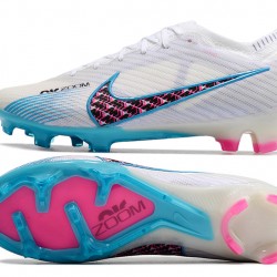 Nike Air Zoom Mercurial Vapor XV MDS Elite FG Pink White Blue Football Boots 