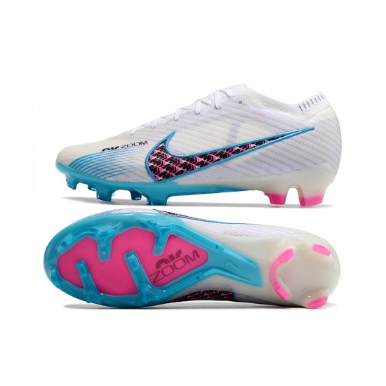 Nike Air Zoom Mercurial Vapor XV MDS Elite FG Pink White Blue Football Boots