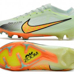 Nike Air Zoom Mercurial Vapor XV MDS Elite FG Yellow Green Football Boots 