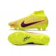 Nike Air Zoom Mercurial Vapor XV MDS Elite High FG Yellow Red Football Boots