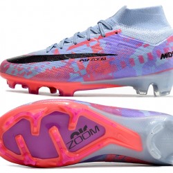 Nike AIR Zoom Vapor 15 MDS Elite FG Purple Peach Black Football Boots 