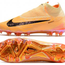 Nike Phantom GX Elite DF Link FG Yellow Black Hihg Football Boots 