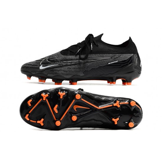 Nike Phantom GX Elite FG Black Orange Football Boots