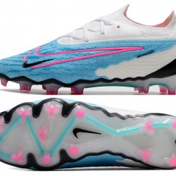 Nike Phantom GX Elite FG Blue White Pink Football Boots 