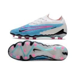 Nike Phantom GX Elite FG Blue White Pink Football Boots 