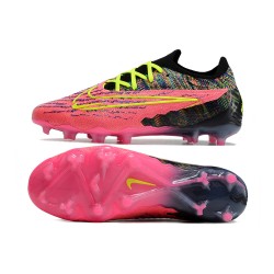 Nike Phantom GX Elite FG Peach Black Green Low Football Boots 