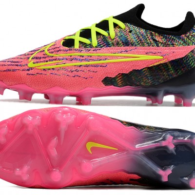 Nike Phantom GX Elite FG Peach Black Green Low Football Boots 