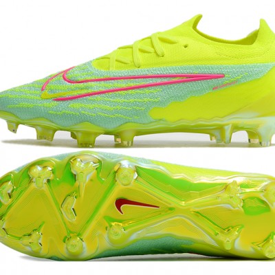 Nike Phantom GX Elite FG Yellow Green Low Football Boots 