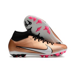 Nike Air Zoom Mercurial Superfly IX Academy AG High Brown Black Women/Men Football Boots