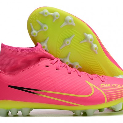 Nike Air Zoom Mercurial Superfly IX Academy AG High Green Pink Women/Men Football Boots