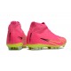 Nike Air Zoom Mercurial Superfly IX Academy AG High Green Pink Women/Men Football Boots