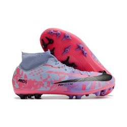 Nike Air Zoom Mercurial Superfly IX Academy AG High Purple Pink Women/Men Football Boots