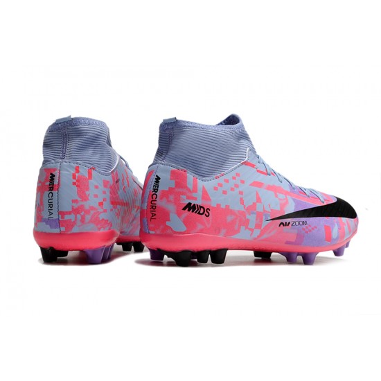 Nike Air Zoom Mercurial Superfly IX Academy AG High Purple Pink Women/Men Football Boots