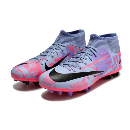 Nike Air Zoom Mercurial Superfly IX Academy AG High Purple Pink Women/Men Football Boots