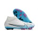 Nike Air Zoom Mercurial Superfly IX Academy AG High White Blue Women/Men Football Boots