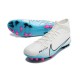 Nike Air Zoom Mercurial Superfly IX Academy AG High White Blue Women/Men Football Boots